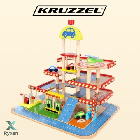 Parking garaż - drewniany 22446 KRUZZEL