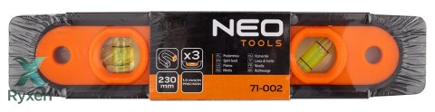 Poziomnica Torpedo 230 mm, z magnesem NEO TOOLS