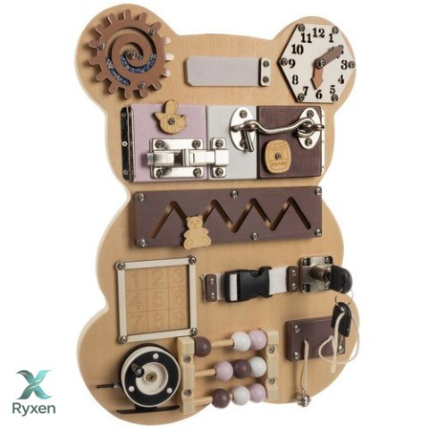 Tablica manipulacyjna- miś Kruzzel 22584 KRUZZEL