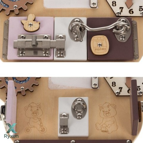 Tablica manipulacyjna- miś Kruzzel 22584 KRUZZEL