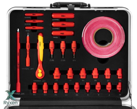 Zestaw narzędzi izolowanych do naprawy aut elektrycznych i hybrydowych 51 el. NEO TOOLS