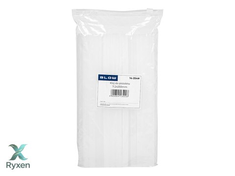 14-254# Klej do pistoletu gruby 11/250mm przezroczysty 1kg Blow