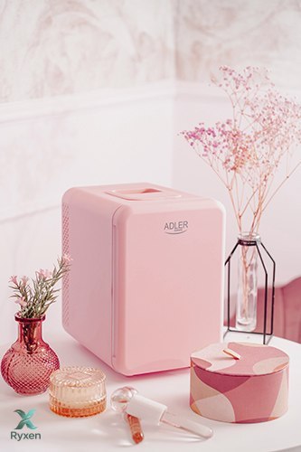 AD 8084 pink Mini lodówka 4l | chłodzenie i podgrzewanie | do domu i samochodu | system peltiera ADLER