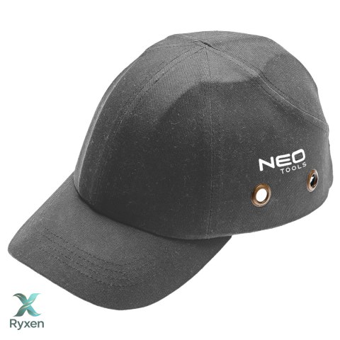 Czapka z daszkiem ze wzmocnieniem, szara, CE NEO TOOLS