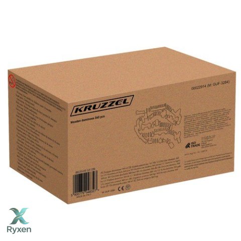 Domino drewniane 360 el Kruzzel 22914 KRUZZEL
