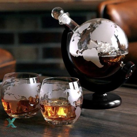 Karafka- globus- zestaw do whisky Malatec 22553 MALATEC