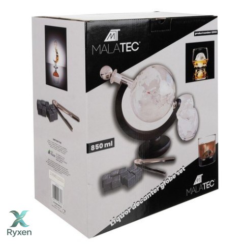 Karafka- globus- zestaw do whisky Malatec 22553 MALATEC