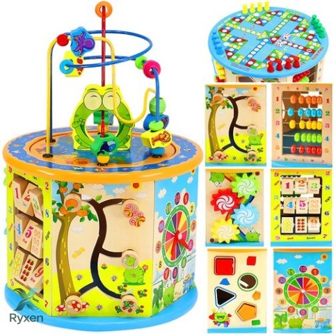 Kostka edukacyjna drewniana 22429 KRUZZEL