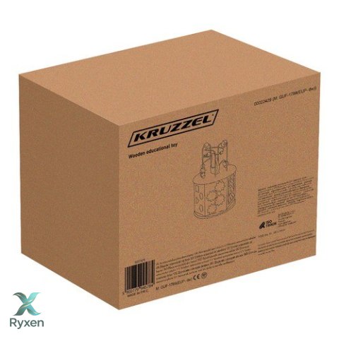 Kostka edukacyjna drewniana 22429 KRUZZEL