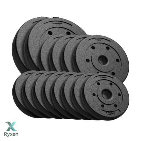 Obciążenie bitumiczne zestaw 30kg ( 8x1.25kg + 4x2.5kg + 2x5kg ), otwór 31mm, REBEL ACTIVE Rebel