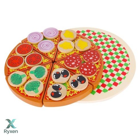 Pizza drewniana - zestaw 22471 KRUZZEL