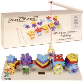 Sorter drewniany- łowienie rybek Kruzzel 22565 KRUZZEL