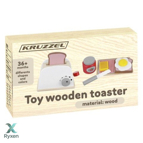 Toster drewniany zabawkowy 22435 KRUZZEL