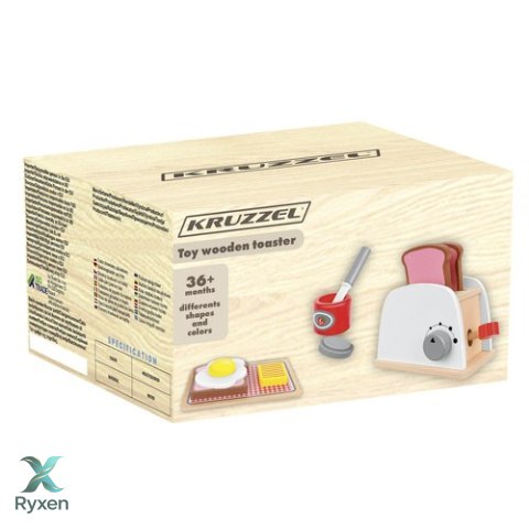 Toster drewniany zabawkowy 22435 KRUZZEL