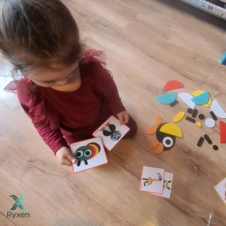 Układanka drewniana- puzzle Kruzzel 22426 KRUZZEL