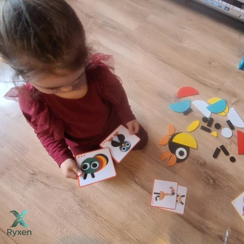 Układanka drewniana- puzzle Kruzzel 22426 KRUZZEL