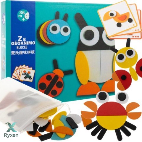 Układanka drewniana- puzzle Kruzzel 22426 KRUZZEL