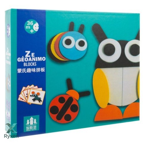 Układanka drewniana- puzzle Kruzzel 22426 KRUZZEL