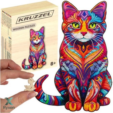 Układanka drewniana- puzzle Kruzzel 22878 KRUZZEL