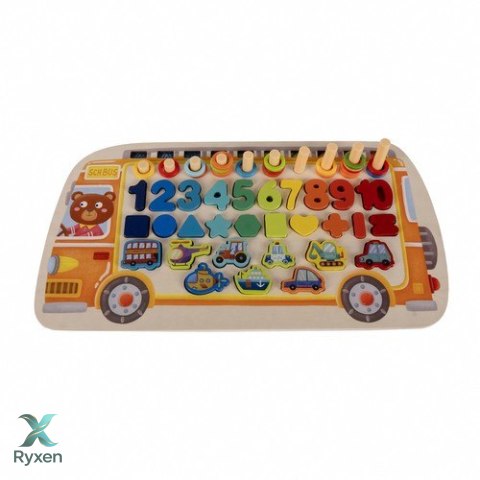 Układanka drewniana- sorter 6w1 Kruzzel 22636 KRUZZEL