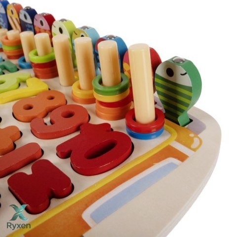 Układanka drewniana- sorter 6w1 Kruzzel 22636 KRUZZEL
