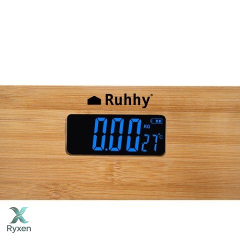 Waga łazienkowa LCD- drewniana Ruhhy 22522 RUHHY