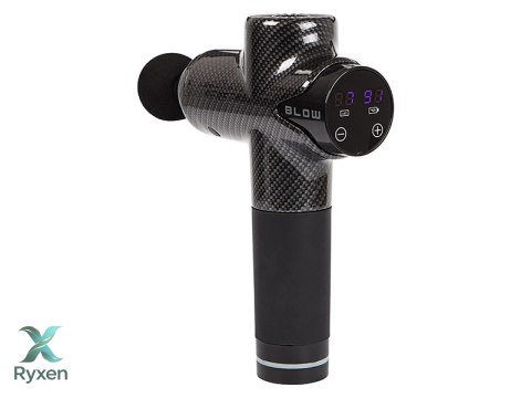 44-341# Pistolet do masażu masażer blow wave 5000 + 10 końcówek + walizka Blow