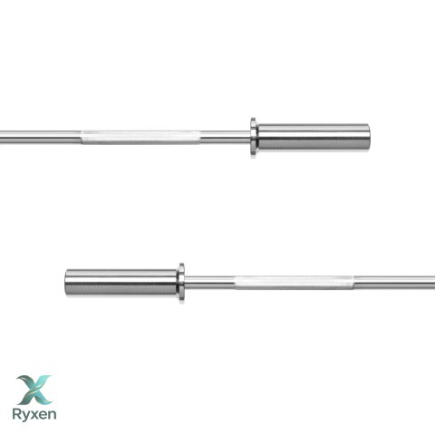 Gryf olimpijski prosty 50 mm, sztanga olimpijska 120cm 6kg REBEL ACTIVE Rebel
