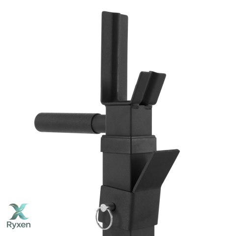 Ławka treningowa prosta regulowana ze stojakami REBEL ACTIVE Rebel