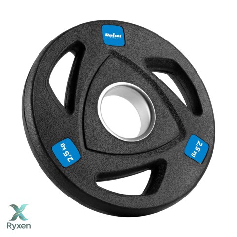 Obciążenie żeliwne olimpijskie gumowane zestaw 4x2.5kg, otwór 51mm , REBEL ACTIVE Rebel