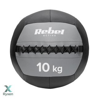 Piłka lekarska do ćwiczeń 10 kg REBEL ACTIVE Rebel