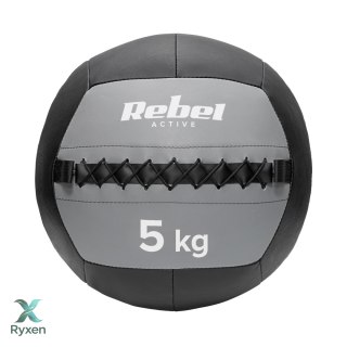 Piłka lekarska do ćwiczeń 5 kg REBEL ACTIVE Rebel
