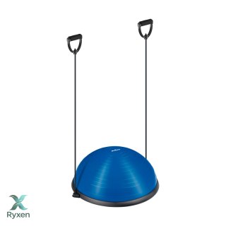 Półpiłka do balansowania, trener równowagi 58cm + pompka, REBEL ACTIVE Rebel