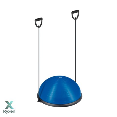 Półpiłka do balansowania, trener równowagi 58cm + pompka, REBEL ACTIVE Rebel