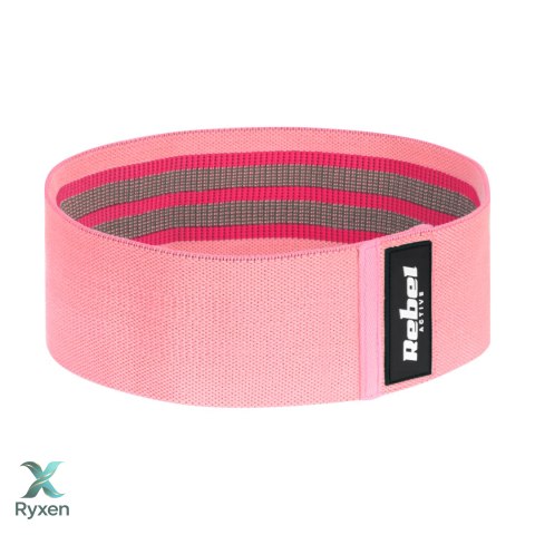 Zestaw gum do ćwiczeń materiałowy - Mini Band M, 27-55 kg, 3 gumy materiałowe, REBEL ACTIVE Rebel