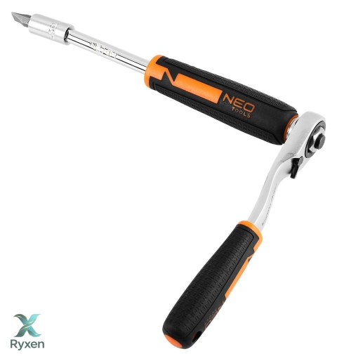 Zestaw nasadek przelotowych 1/4", 3/8", 46 szt., CrV NEO TOOLS